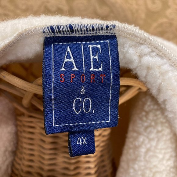 AE SPORT & CO SHERPA LINED VEST PLUS SIZE 4X - Picture 4 of 7